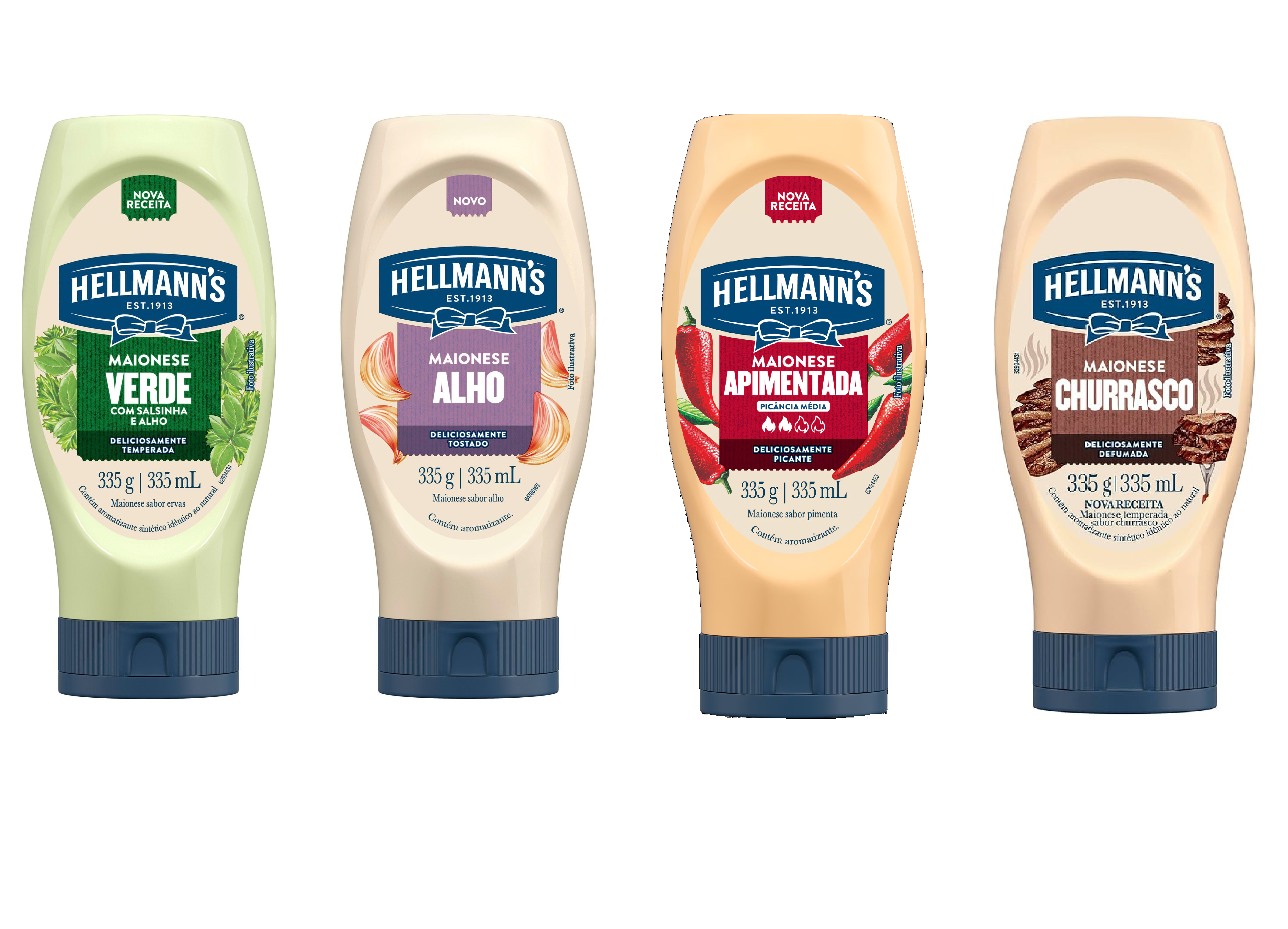 Maionese Hellmann's - 1 Unidade (335g) - Sabores: